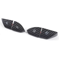 Automotive Interior Compatible with Chevy for Corvette C7 2014-2019 Carbon Fiber Steering Wheel Volu