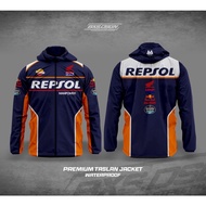 KD1Repsol HRC PREMIUM WATERPROOF Motorcycle Jacket | JAKET MOTOR REPSOL HRC PREMIUM WATERPROOF-KD1