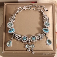 Bracelet Bracelet Blue Bracelet Female Beaded Valentine's Day Ocean Heart Angel Light Luxury Cute Pe