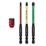 4pcs/set Electrician Screwdriver Bits Slotted Cross Magnetic Screwdriver Bit With Magnetizer FPH1 FP