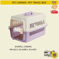Sangkar Kucing dan Anjing Size Medium /Pet Carrier Portable Pet Travel Box Dog Cat/Kennel Bag - (49c