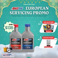 Car Servicing - AMSoil European Series 4L Fully Synthetic Engine Oil Servicing Package | 5W30 / 5W40 Car Service Package
