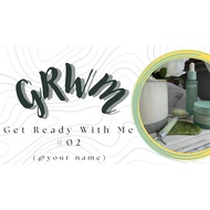 Youtube Thumbnail | GRWM Edition | 2 | Canva Template