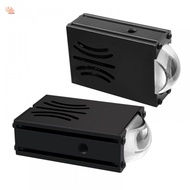 Mini matrix laser headlights Yellow and white LED motorcycle spotlights grille lights