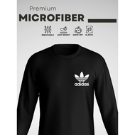 MICROFIBRE LENGAN PANJANG ADIDAS jersey quick dry baju lelaki perempuan muslimah tshirt woman man je