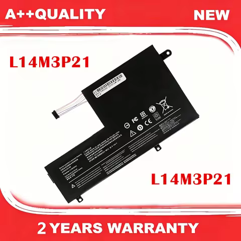 L14M3P21 L14L3P21 Laptop Battery for Lenovo Yoga 500-14ISK 510S Edge 2-1580 FLEX 3-1570