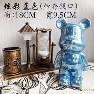 BearBrick-tượng gấu BearBrick trơn mạ điện-kt 28cm-trang trí decor nhà cửasang chảnh-đẹpgiá rẻ-quà t