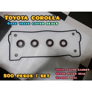 ✢ ✌ ♞TOYOTA COROLLA 4AFE 5AFE 7AFE VALVE COVER SEAL SET