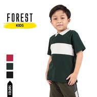 Forest T Shirt Budak Lelaki | Forest Kids Premium Weight Cotton Stretchable Polo T Shirt - FK20259