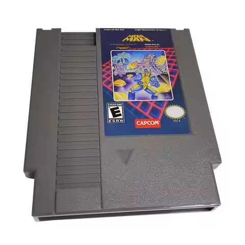 megaman-Game Cartridge For Console Single card 72 Pin NTSC and PAL Game Console