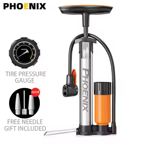 160PSI Bicycle Pump High Pressure Bike inflatable Stainless Steel Bike Pump Schrader Presta Valve In
