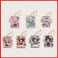 ST1 Honkai Star Rail Elysia Kiana Acrylic Keychain Backpack Pendant Bags Accessories Anime Periphery