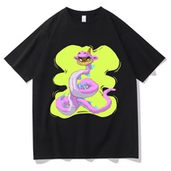 2022 Hot New The BAD GUYS Mr Snake Pattern Print Tshirt Funny Streetwear Summer Men Fashion Oversize