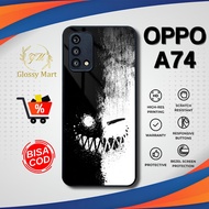 Latest Oppo A74 4G Case Emot Face Casing Oppo A74 4G Softcase Hardcase glossy Kesing