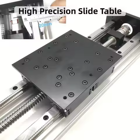 150mm Wide Heavy Duty Linear Ballscrew Sliding Table Linear Stage SFU1605/2005 HGR20 Double Guide Ra