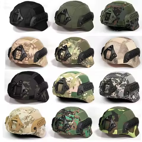 Multicam Helmet Cover Airsoft Tactical Helmet Cover for Military MICH 2000 Helmet Airsoft Shooting S
