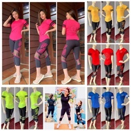 New Setelan 1 Set Baju Dan Celana Panjang Cewek Wanita Olahraga Gym