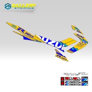 SUZUKI Satria F FU 150 Barong 2012 SFB04 Basic Color 2 Striping Raider 150 Sticker/ Satria FU Barong