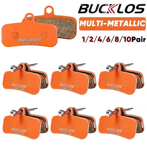 BUCKLOS Bicycle Hydraulic Disc Brake Pads for M9120 Metallic Brake Pads Metal Road Mountain Bike Bra