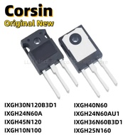 5PCS IXGH30N120B3D1 IXGH24N60A/45N120/10N100/40N60/24N60AU1/36N60B3D1 IXGH25N160 TO247 MOS FET TO-24