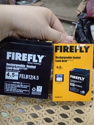 FIREFLY Rechargeable Sealed Lead Acid Battery 4.5Ah/6v FELB6/4.5
Dimension : 7cm x 4.5x 10cm ( LxWxH