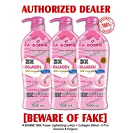 A Bonne Milk Power Lightening Lotion plus Collagen 500ml Whitening A Bonne Abonne A101 - 3 Bottles