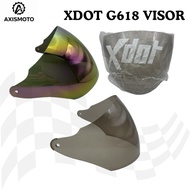XDOT G618 VISOR - RAINBOW / TINTED