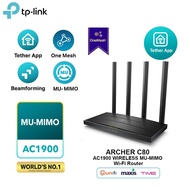 TP-Link Archer C80 AC1900 MU-MIMO Gigabit Wave2 Wireless WiFi Router