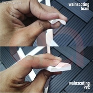 [readystock]☑3CM*5METER PVC Wainscoting BUKAN FOAM Wall Skirting Quality TEBAL Wall Frame Home Deco