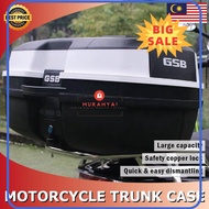 ⭐ [100% ORIGINAL] ⭐ Motor GSB Box 47L Motorcycle Givi Top helmet Box Trunk Motorsikal Kotak motorcycle accessories Storage waterproof