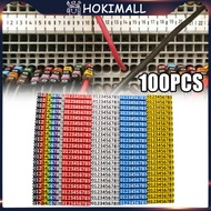 100pcs Marker Kabel Angka 2.5mm Label Kabel Jaringan Penanda Nomor Kabel Plastik Cable Number Tag