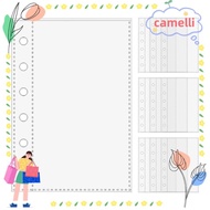 CAMELLI A7 Binder Pages, A7 6-Ring Card Protector Sleeves,  Binder Refill