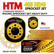 415HDG-122L CT115 CT 115 CT115S MODENAS SPROCKET SET HTM GOLD SERIES