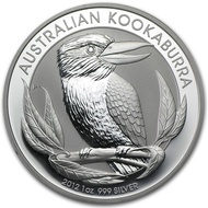 2012 Perth Mint Australia Kookaburra 1 oz .999 Silver Coin BU 1oz