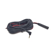 4-pin Streaming Dashcam Rear Camera Extension Cord 2.5mm Jack For Any Vehicle 12V Power Outlet Plast