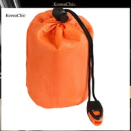 <koreachic> Compact Sleeping Bag Compact Survival Blanket Emergency Waterproof Sleeping Bag Thermal 