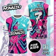 For Kids Cristiano Ronaldo Sublimation Tshirt | Baju Cristiano Ronaldo