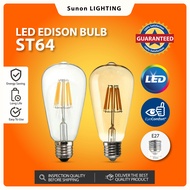 LED Edison bulb Filament ST64 Bulb E27 4W Chandelier Bulb Decoration Bulb