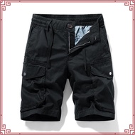 DRAWSTRING GARTERED SIX POCKET CARGO SHORTS FOR MENS PREMIUM QUALITY FABRIC COTTON STRECH NO FADING