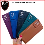 Case Infinix Note 10 - Case Leather Pro Infinix Note 10 Infinix Note