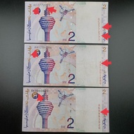 Collectibles for 1Set3pcs SpecialPrefix+SpecialNumbers VF-GVF Normal Conditions Malaysia Siri 8 RM2 