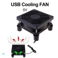 WIN 9cm/12cm Cooling Fan DC 5V USB Power Supply Quiet Fan for Router TV Set-Top Box Radiator Cooler DIY Repair Parts