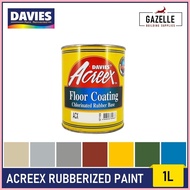 【Hot】 Davies Acreex Rubberized Floor Paint 1L