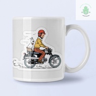Tintin Cafe Racer Color Mug