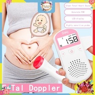 ［FREE BATTERIES] LCD Fetal Doppler Baby's Heartbeat Detector Fetal Heart Rate  Monitor for Baby Preg