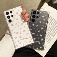 For Samsung Galaxy S22 Ultra S22+ S21+ S21 Ultra S21 FE S20 Ultra S20+ S20 FE S10 Lite Note20 Ultra 20 Note 10+ 10 Lite flower soft Case
