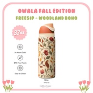 [Authentic from US] Owala 32oz FreeSip in Woodland Boho - Owala Fall Edition