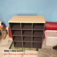 Pigeon Hole Door Low Office Cabinet (80cm x 40cm x 82cm) - Home & Office System - V-G Series