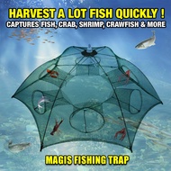 ●◄◈Magic Fish Trap - Umbrella Net Portable Fishing Net, Crab Fish Trap, Foldable Fishing Bait Trap C