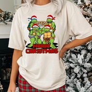 Merry Christmas Ninja Turtles, Tmnt Tee, Ninja Turtles Lover Gift, Ninja Turtles 80s, 90s Shirt, Nin